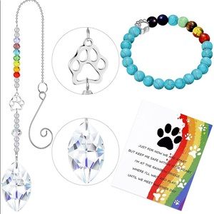 3PC Rainbow Bridge Pet Memorial Gift Set